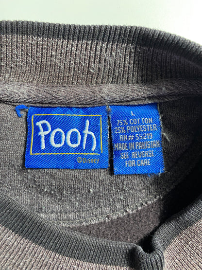 00' DISNEY POOH Size L Vintage Sweat-shirt / E9472S
