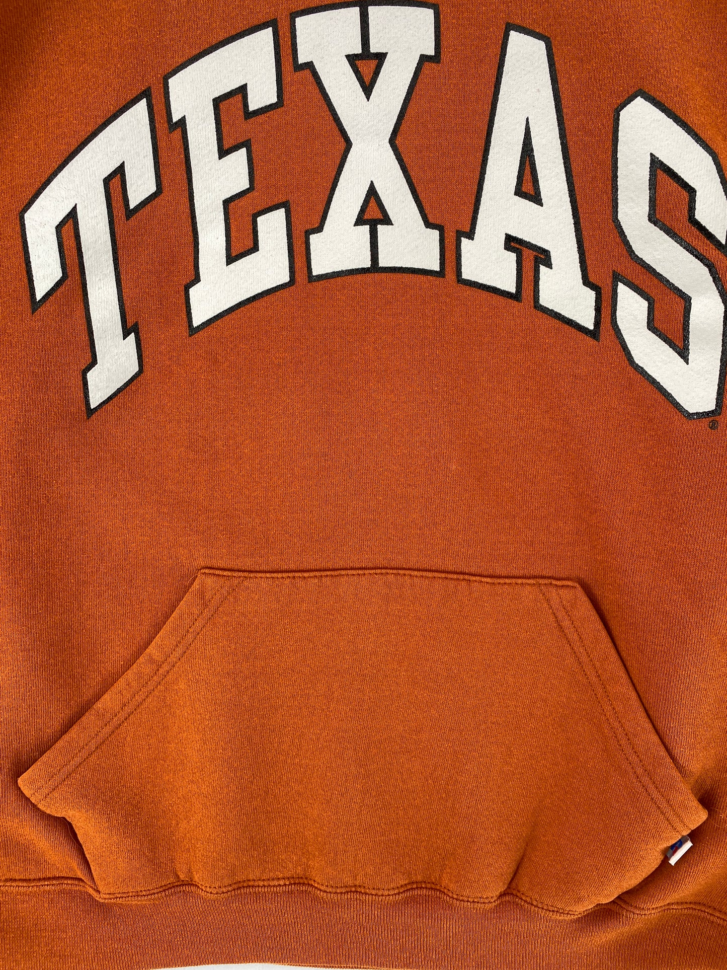 Vintage TEXAS Size L Vintage College Hoodie Sweat-shirt / F490S
