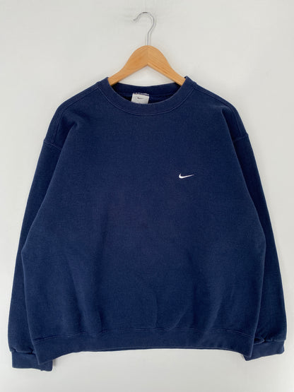 90’s NIKE MINI SWOOSH Made in USA Size XL Vintage Sweat-shirt / E6990S