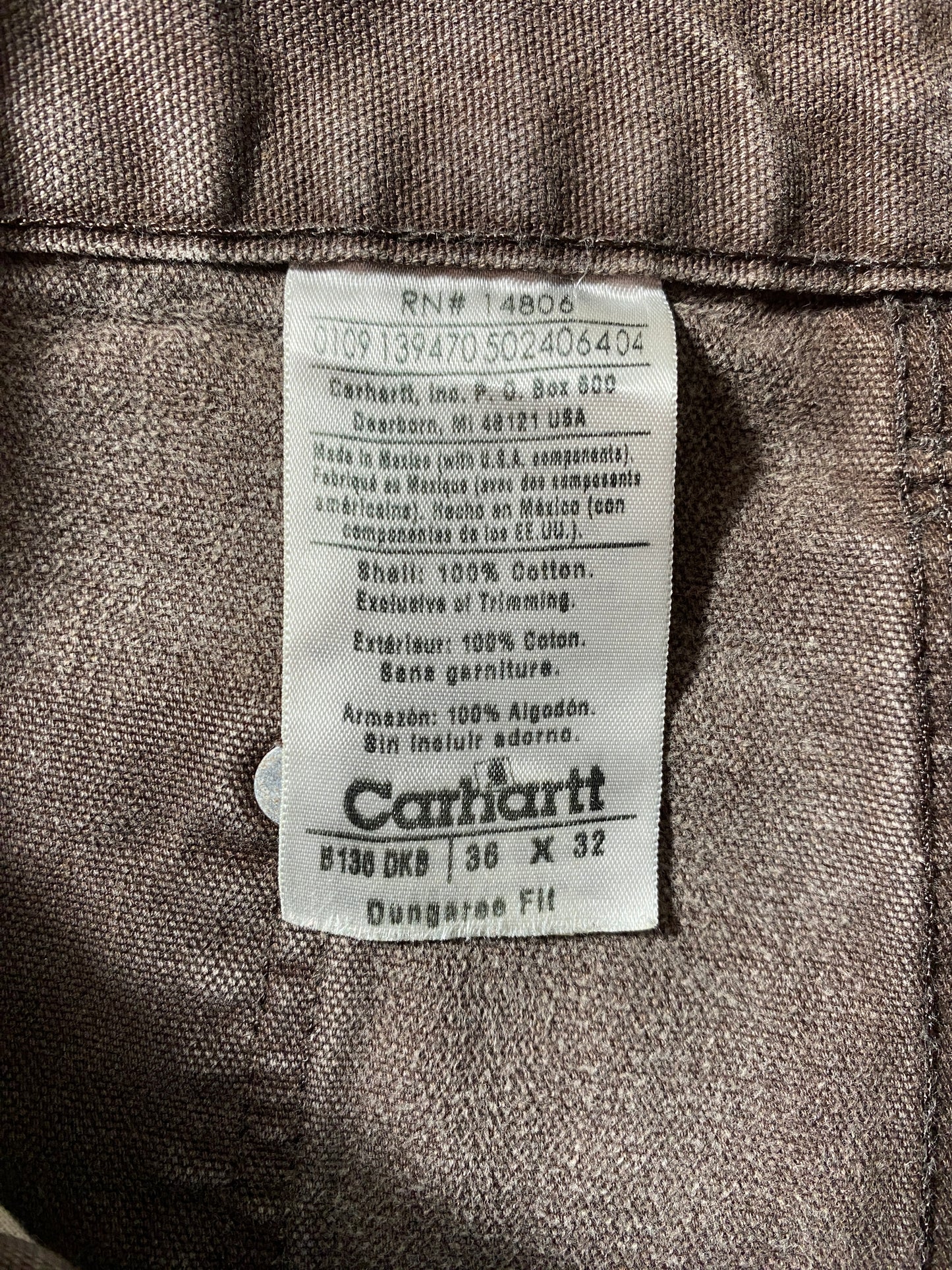 Vintage CARHARTT Size W32xL33 Double Knee Duck Pant / E8866P