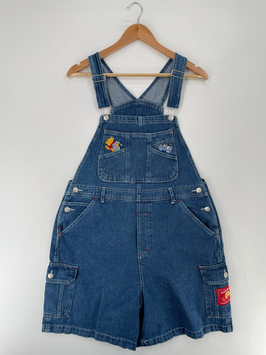 00' DISNEY WINNIE THE POOH Size L Denim Overall / F209P