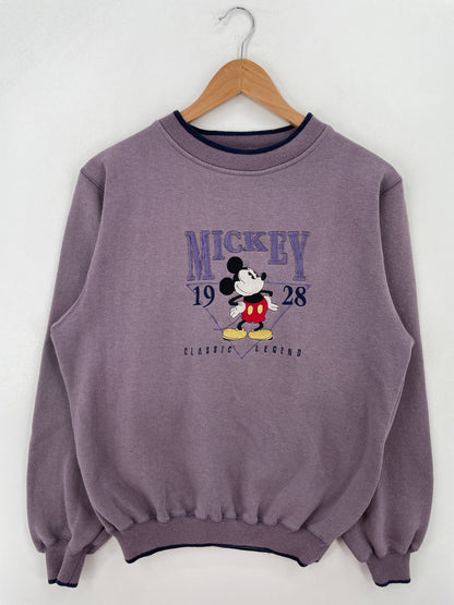 .90’s DISNEY MICKEY Size M Vintage Sweat-shirt / F2844S