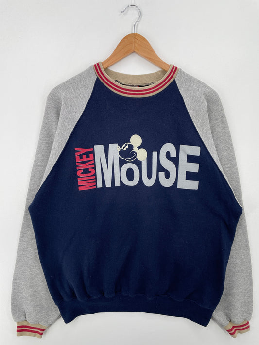 90's DISNEY MICKEY Made in USA Size L Vintage Sweat-shirt / G5350S