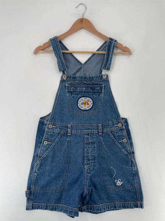 00' DISNEY WINNIE THE POOH Size M Vintage Denim Overall / E7877P