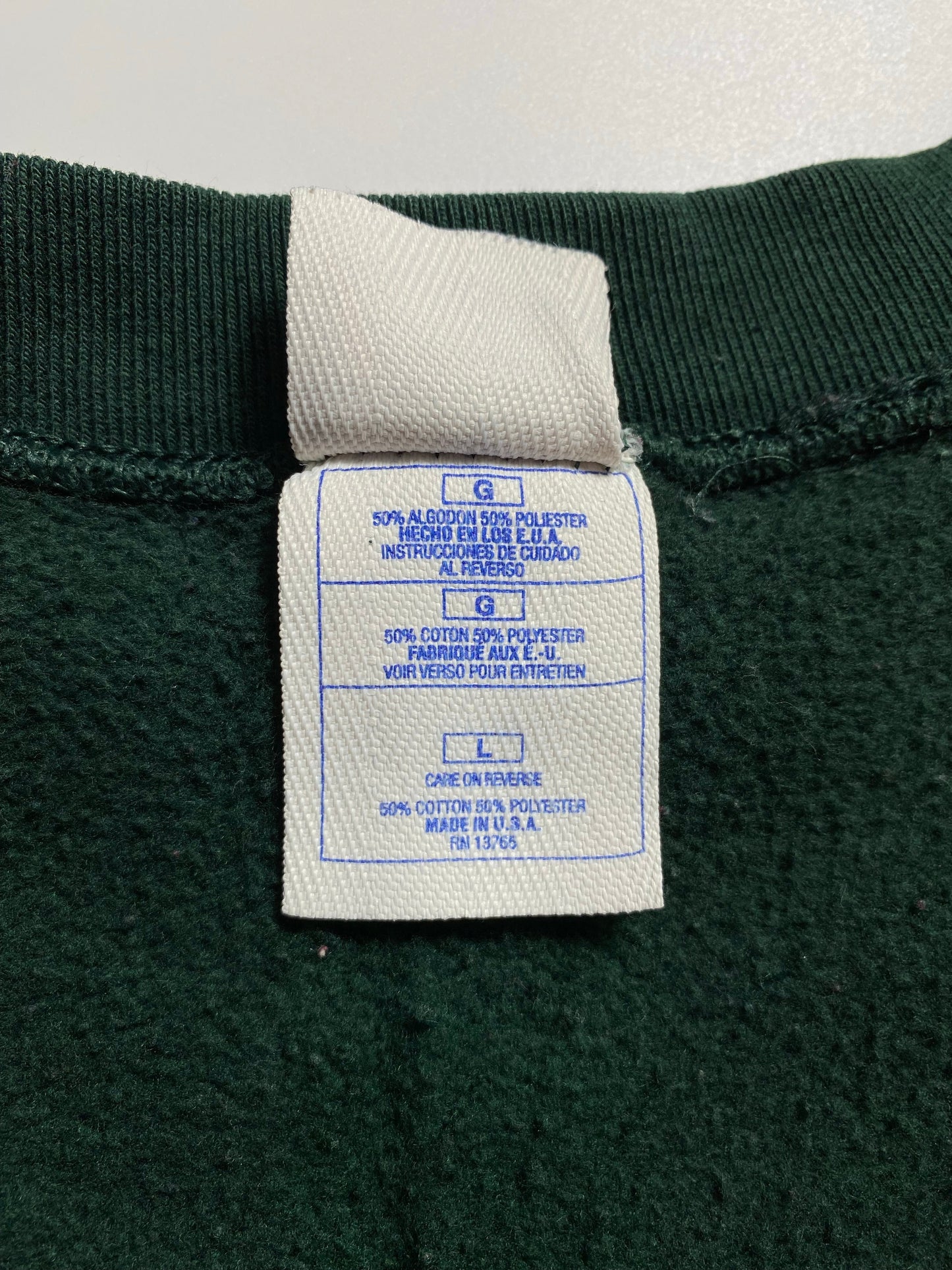 .1996 GREEN BAY PACKERS  Made in USA Size L Vintage NFL Sweat-shirt / F1725S