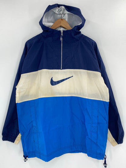 90's NIKE Size Kids XL Vintage Half-Zip Nylon Jacket  / E9235N