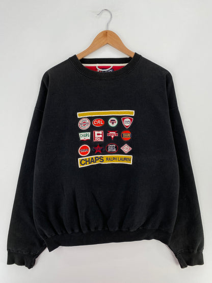 90’s CHAPS RALPH LAUREN Size L Vintage Sweat-shirt / F4104S