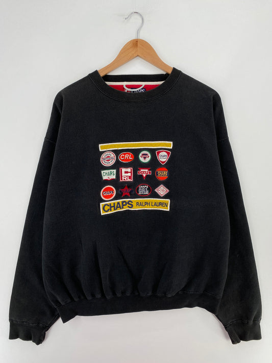 90’s CHAPS RALPH LAUREN Size L Vintage Sweat-shirt / F4104S