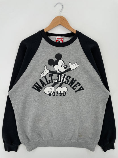 90's DISNEY MICKEY Made in USA Size XL Vintage Sweat-shirt / E7920S