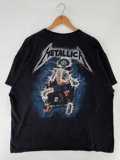 2011 METALLICA Size XXL Vintage Music T-Shirt / E7973T
