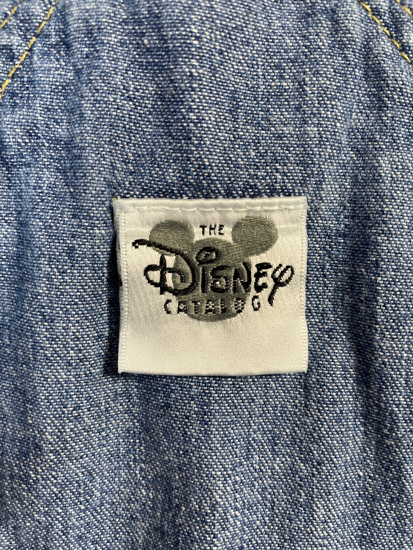 00’ DISNEY MICKEY Size Approx.XL Vintage Denim Overall / E7846P