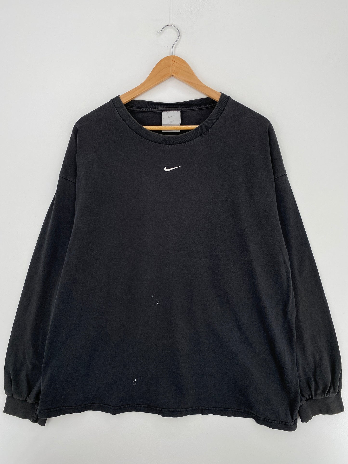 90’s NIKE CENTER SWOOSH Made in USA Size XL Vintage Long Sleeve T-shirt / E7198T