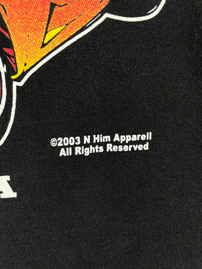 .2003 NATIONAL BIKERS ROUND x GEORGIA Size L Vintage T-shirt / E9138T