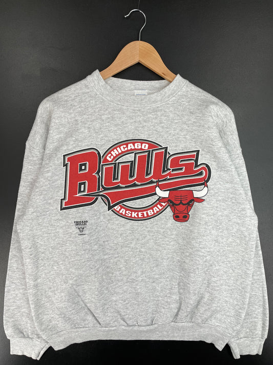90's CHICAGO BULLS Made in USA Size L Vintage NBA Sweat-Shirt / F2545S