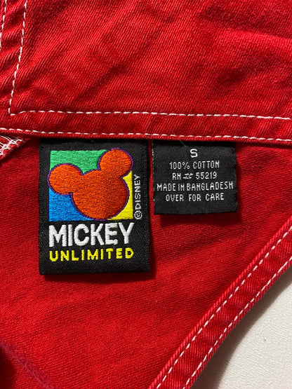 90's DISNEY MICKEY Size S Vintage Overall / E8905P