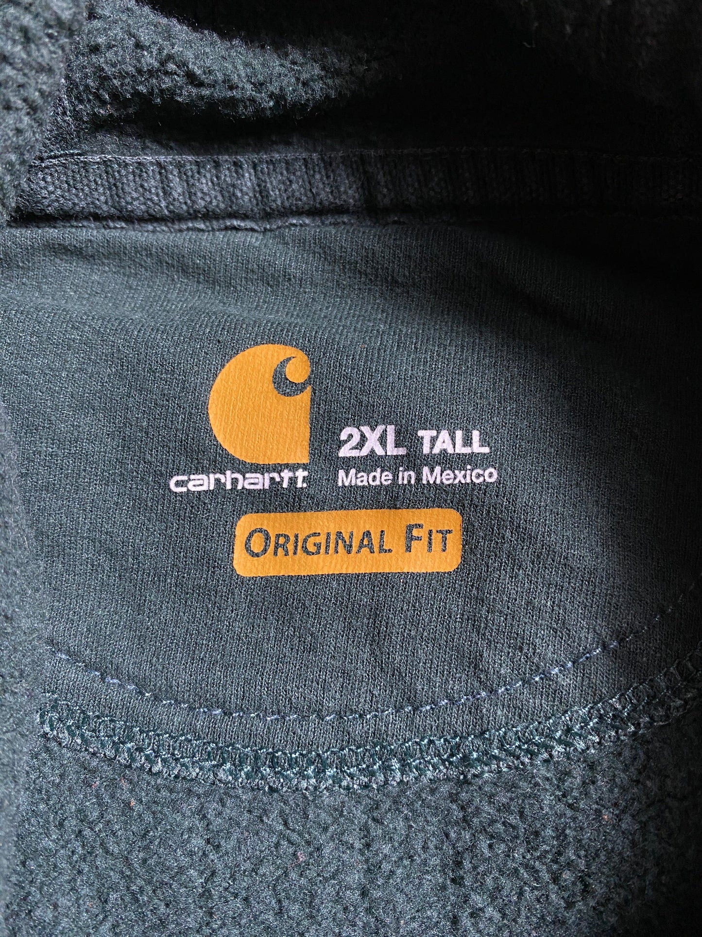 Vintage CARHARTT Size XXL Zip Up Hoodie Sweat-Shirt / F3511S