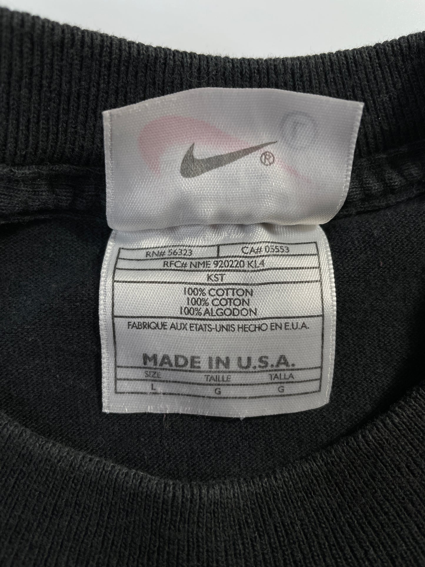 90's NIKE x JACKSONVILLE JAGUARS Made in USA Size L Vintage NFL T-shirt / E7142T