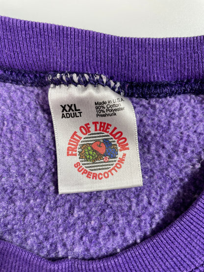 90's KANSAS STATE Made in USA Size XXL Vintage College Sweat-Shirt / F2621S