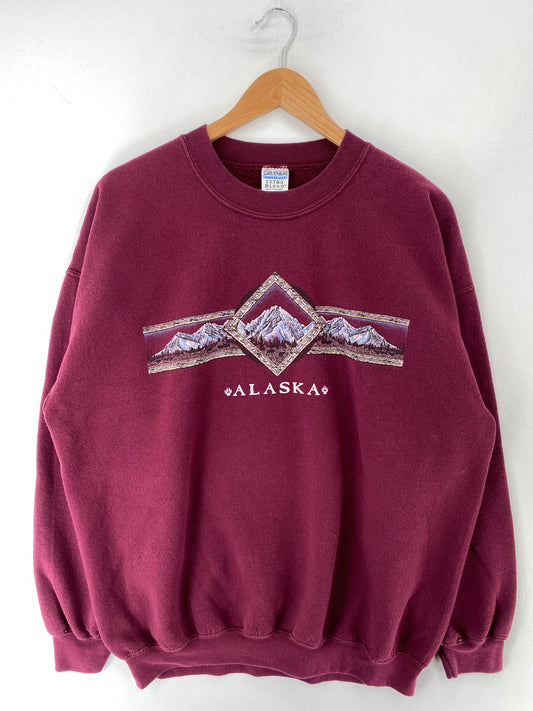 Vintage ALASKA Size XL Sweat-Shirt / E9961S