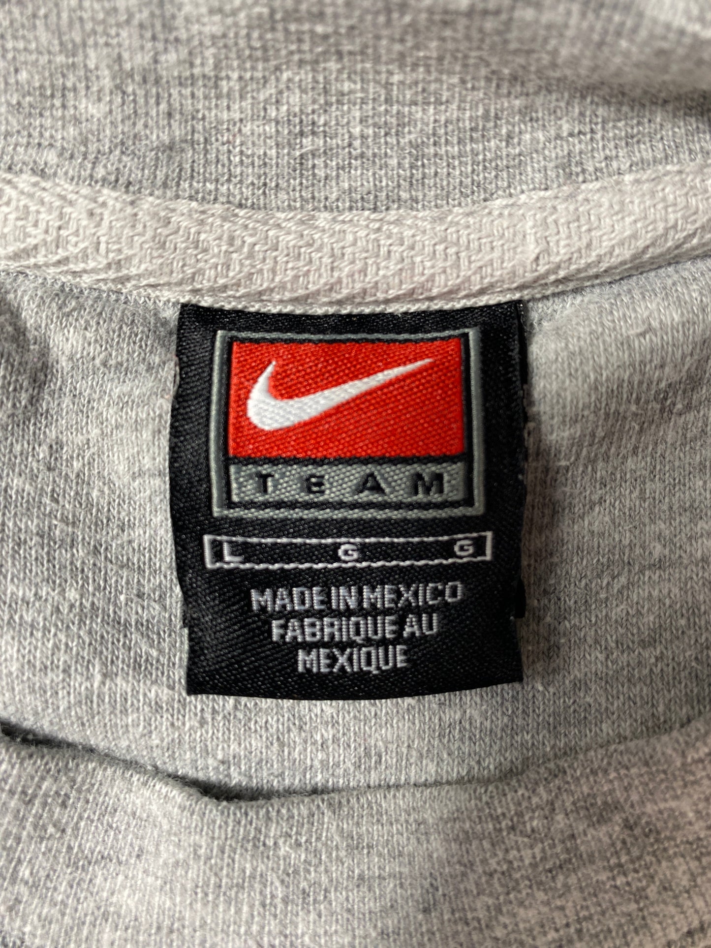 00' NIKE x MANALAPAN FOOTBALL Size L Vintage College Sweat Shirt / F7793S