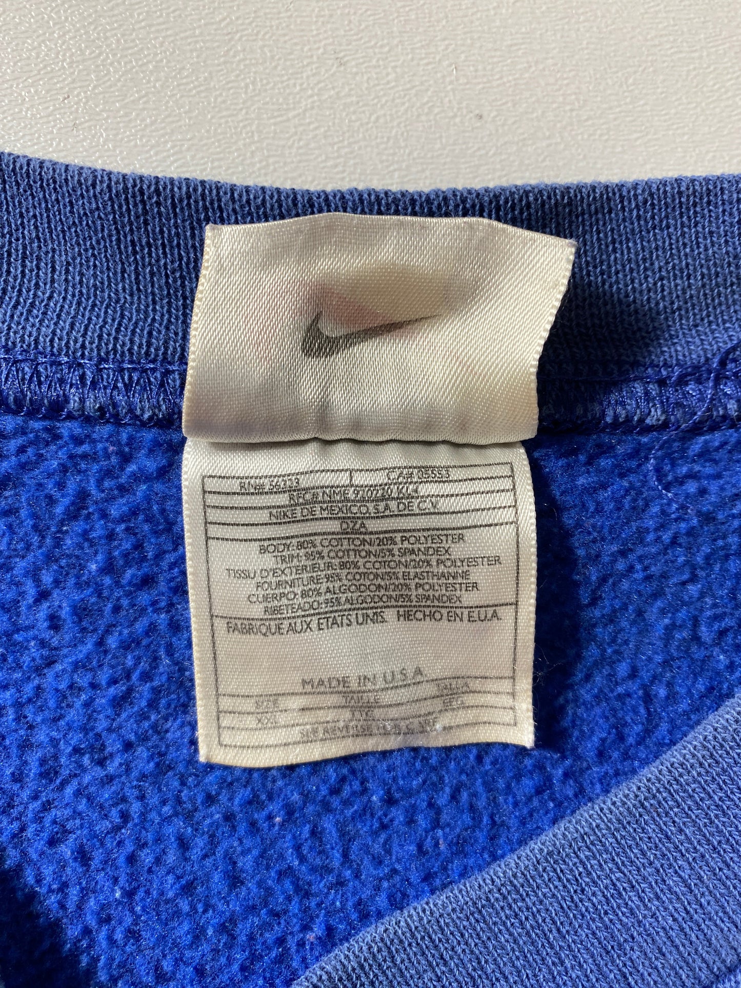 90's NIKE MINI SWOOSH Made in USA Size XXL Vintage Sweat-shirt / G4432S