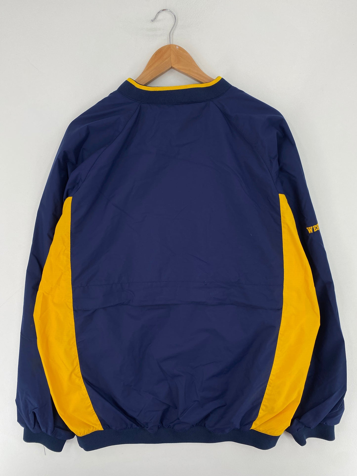 00' NIKE x WEST VIRGINIA Size L Vintage College Nylon Jacket / F510N