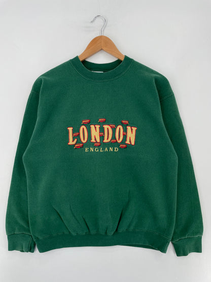 90’s LONDON Size L Vintage Sweat shirt / E8627S