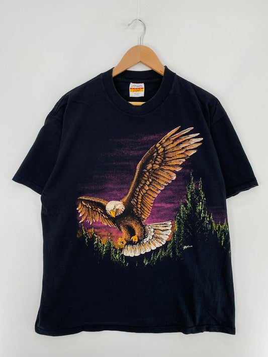 90’s BALD EAGLE Made in USA Size XL Vintage Animal T-Shirt / G2245T