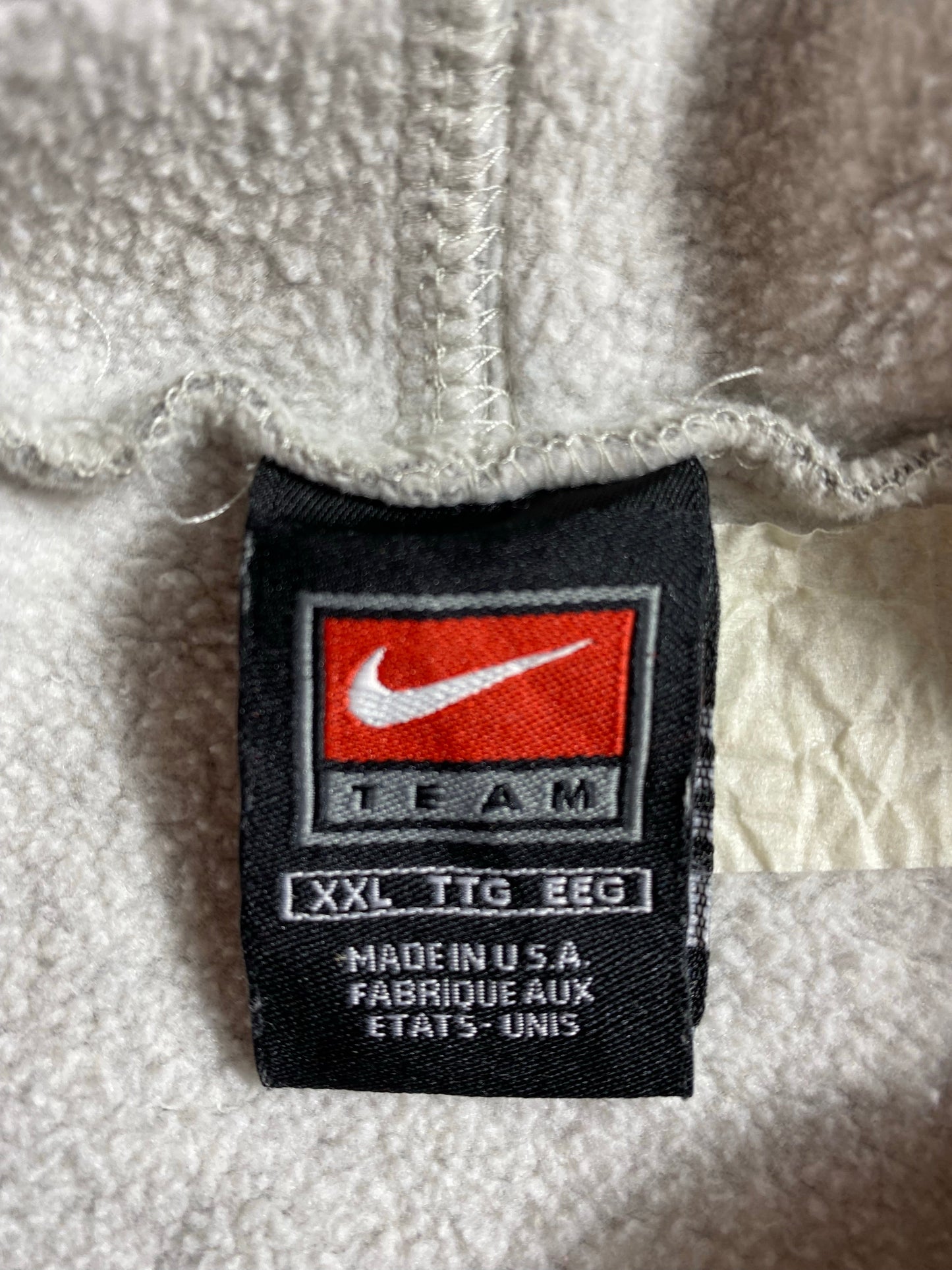 00' NIKE x OHIO STATE Size XXL Vintage College Hoodie Sweat-Shirt / G2276S