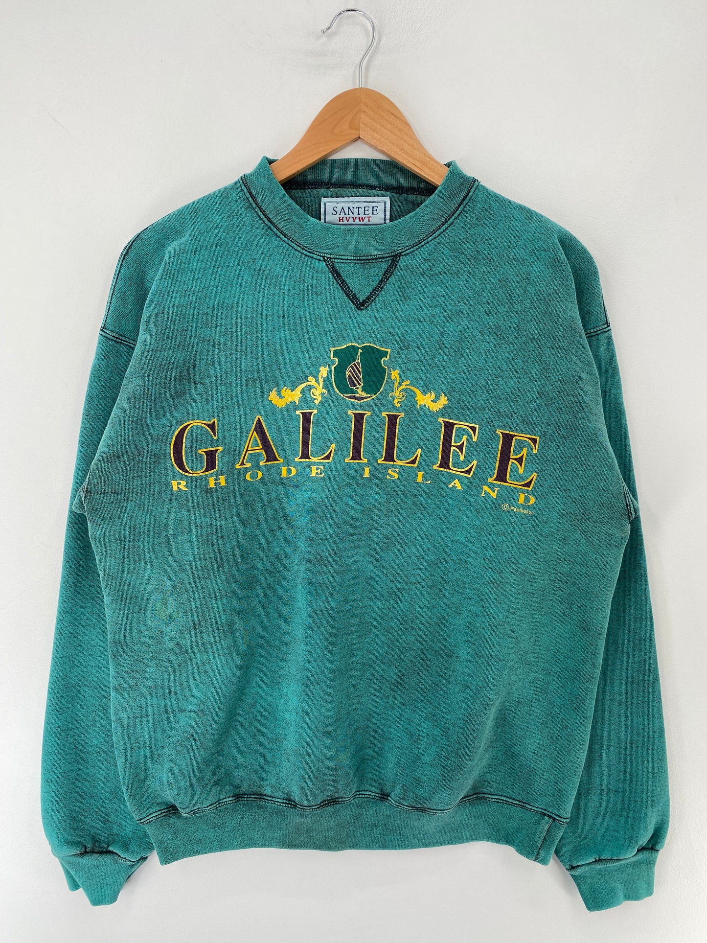 90's GALILEE RHODE ISLAND Made in USA Size M Vintage Sweat-Shirt / E9963S