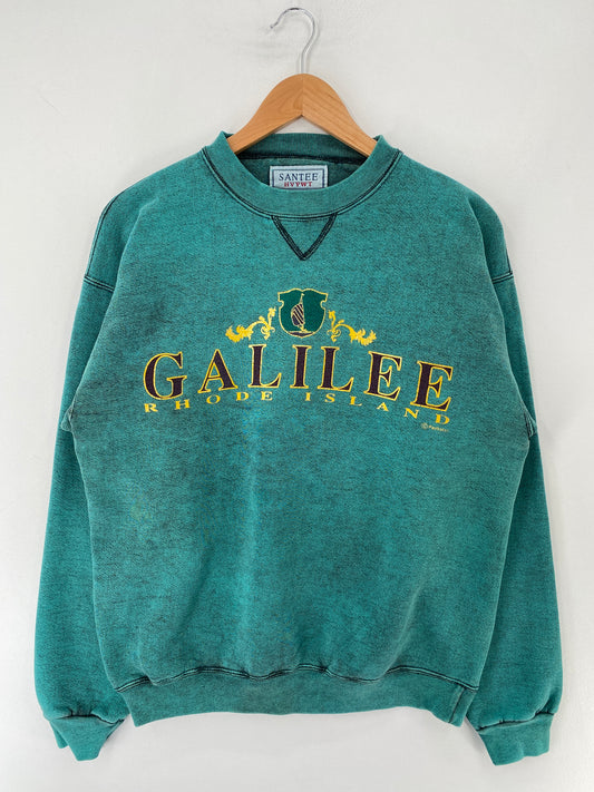 90's GALILEE RHODE ISLAND Made in USA Size M Vintage Sweat-Shirt / E9963S
