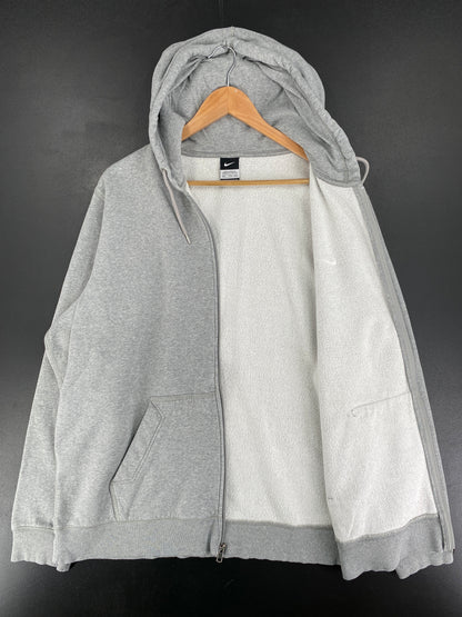 00' NIKE MINI SWOOSH Size XXL Vintage Zip Up Hoodie Sweat-shirt / F14S