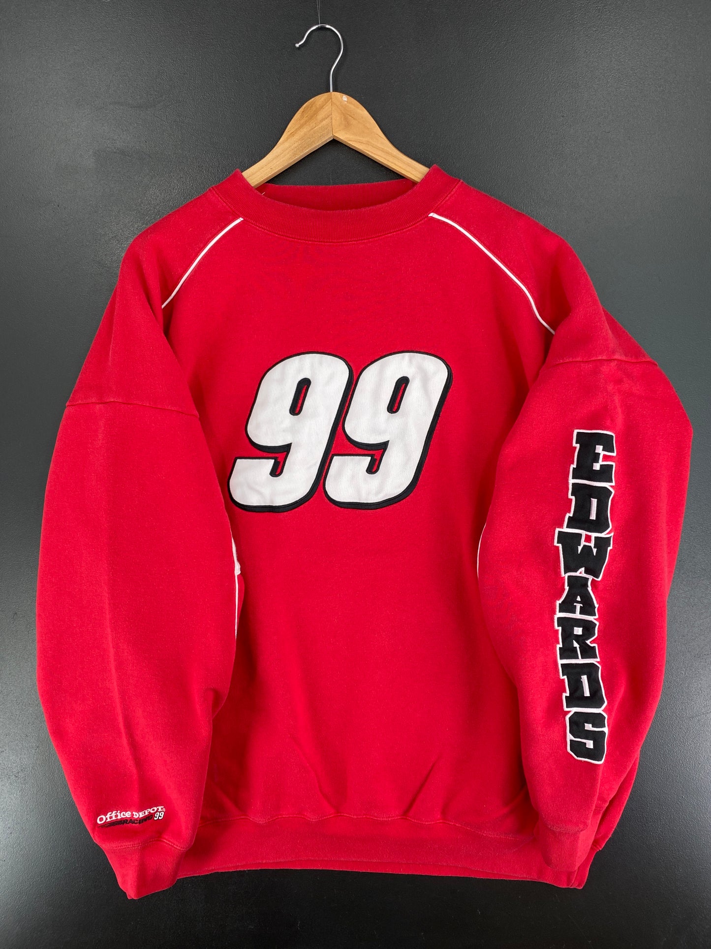 00' NASCAR EDWARDS Size XXXL Vintage Racing Sweat-shirt / E9162S
