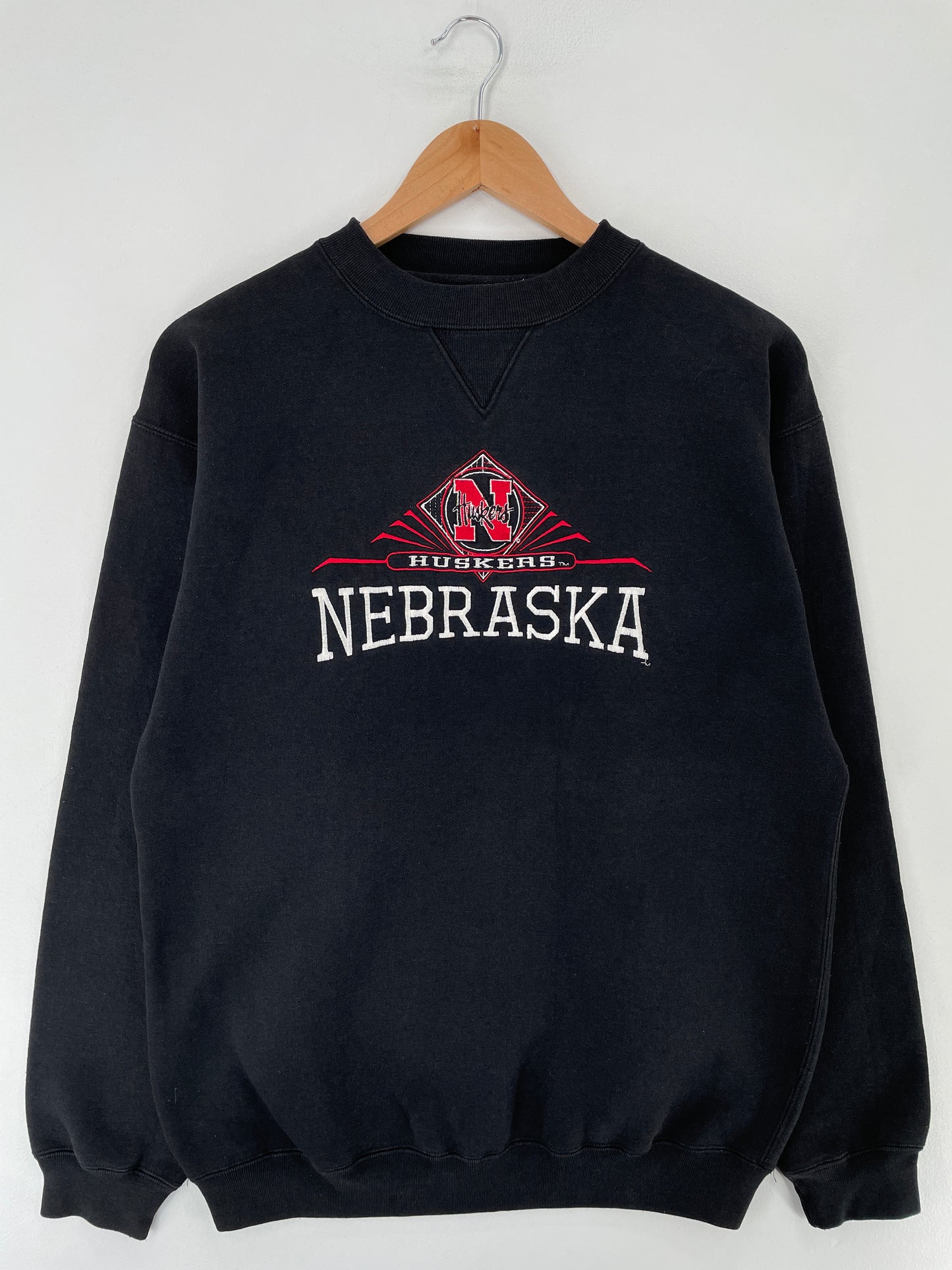00' NEBRASKA HUSKERS Size M Vintage College Sweat-Shirt / E8032S