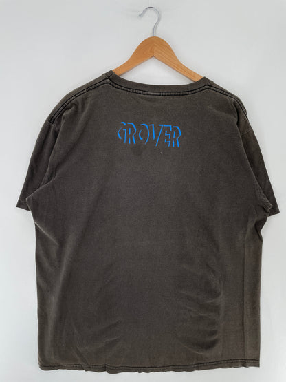 90’s SESAMI STREET GROVER MONSTER Made in USA  Size XL Vintage T-shirt / F3130T