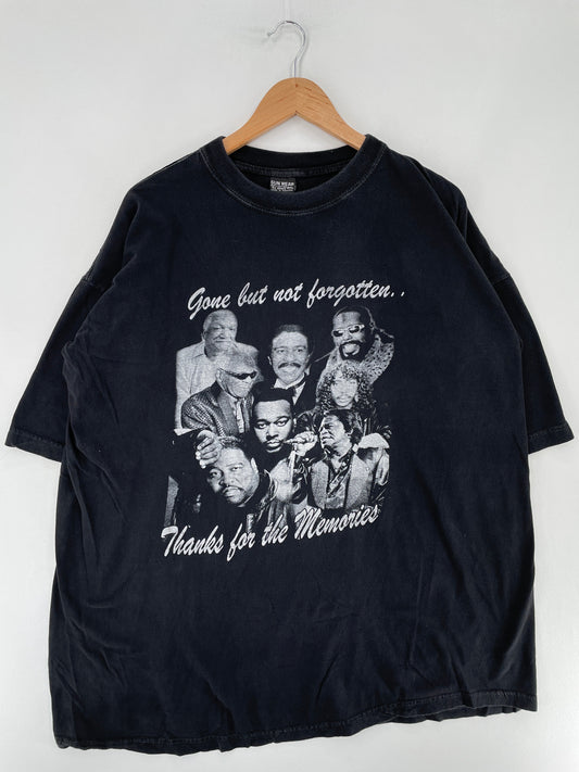 Vintage GONE BUT NOT FORGOTTEN BLACK LEGENDS Size XXXXL Vintage Music T-shirt / F4575T