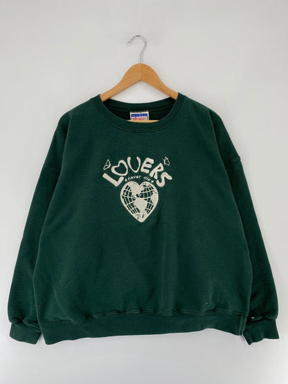 90’s LOVERS NEVER DIE Size XL Animal Sweat-Shirt / E6941S