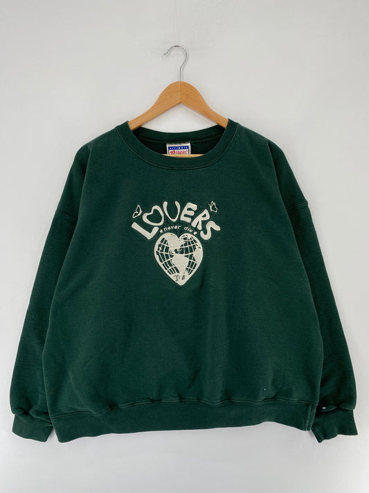 90’s LOVERS NEVER DIE Size XL Animal Sweat-Shirt / E6941S