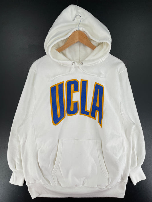 90's UCLA Made in USA Size L Vintage College Hoodie Sweat shirt / F858S
