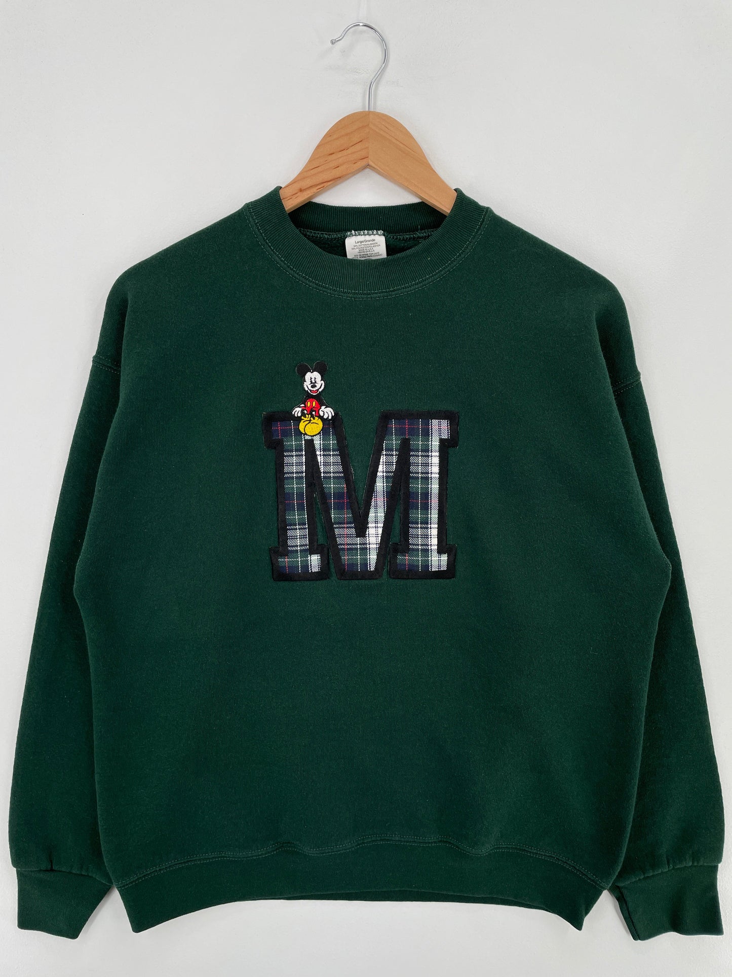 90's DISNEY MICKEY Made in USA Size L Vintage Sweat-shirt / F5084S