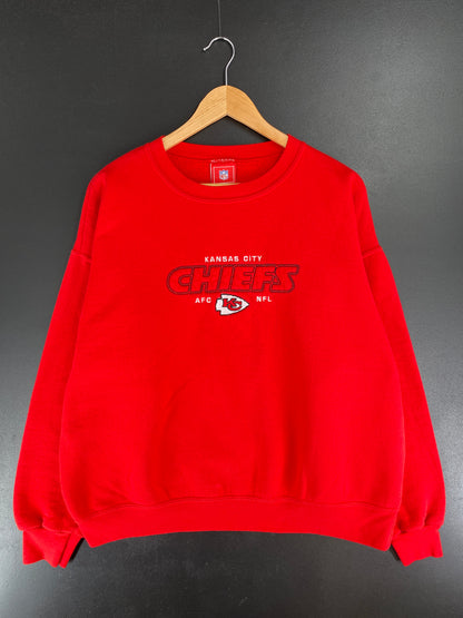 Vintage KANSAS CITY CHIEFS Size L NFL Sweat-Shirt / E6933S