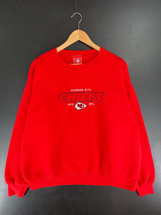 Vintage KANSAS CITY CHIEFS Size L NFL Sweat-Shirt / E6933S