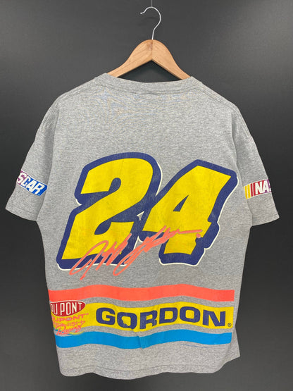90’s NASCAR JEFF GORDON Size L Vintage Racing T-shirt / E9827T