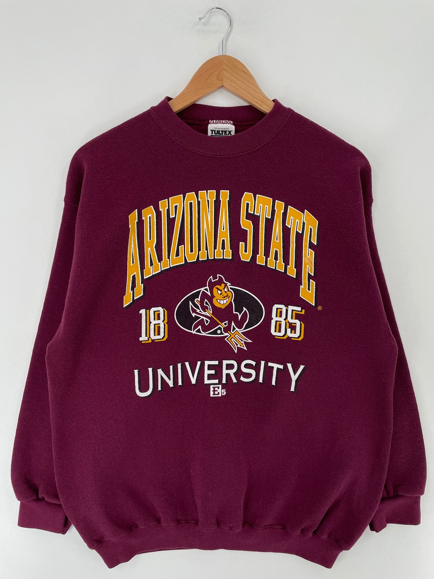 90's ARIZONA STATE UNIVERSITY Made in USA Size L Vintage College Sweat-Shirt / E7148S