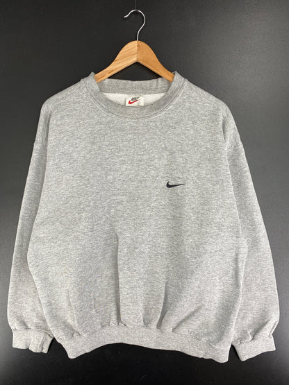 90s' NIKE MINI SWOOSH Made in USA Size L Vintage Sweat-Shirt / F495S