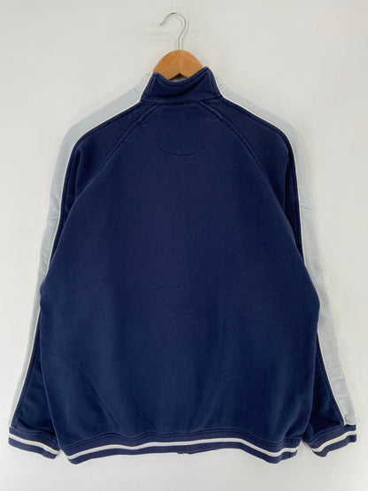 00' NIKE MINI SWOOSH Size L Vintage Zip Up Sweat-Shirt / E8909S