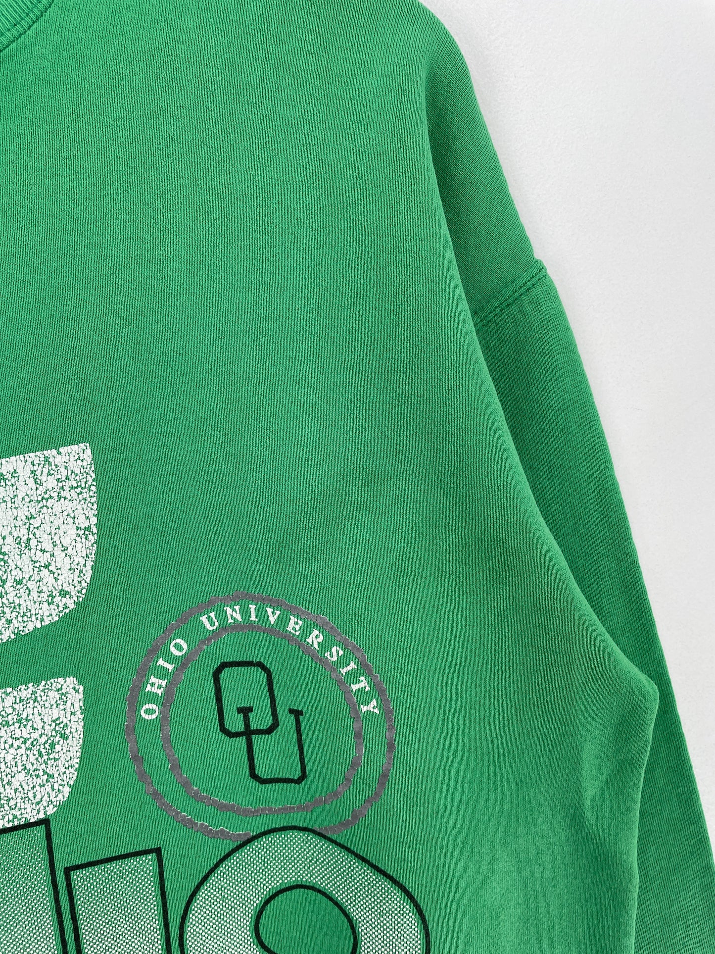 90's OHIO BOBCATS Made in USA Size XL Vintage College Sweat-shirt / F1489S