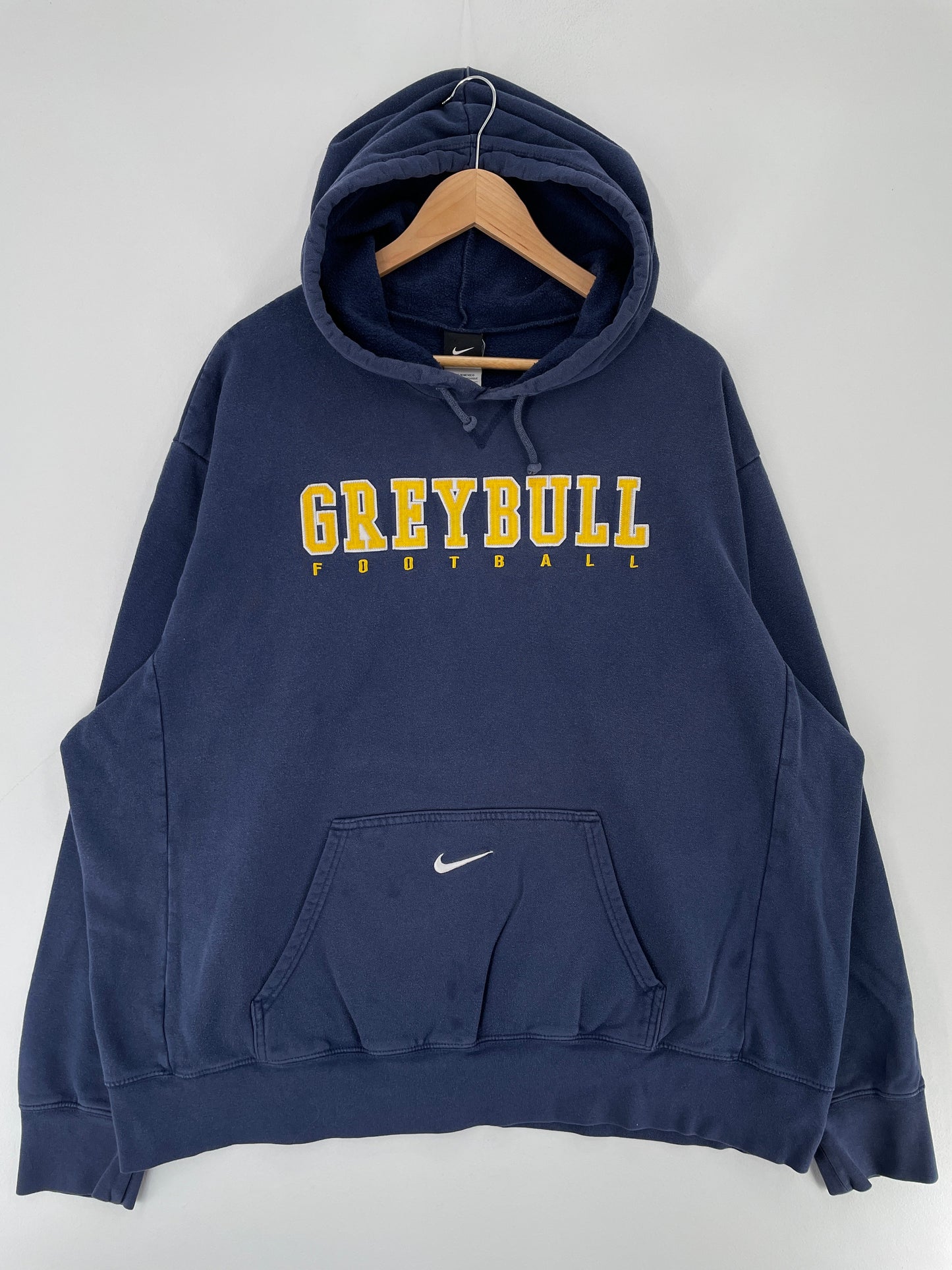Vintage NIKE x GREYBULL FOOTBALL Size XXL Vintage College Hoodie Sweat Shirt / F5848S