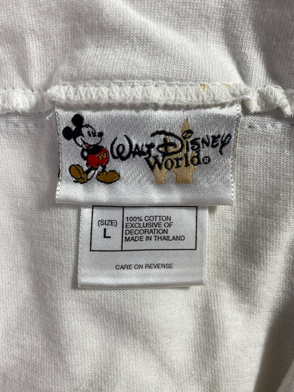 .00' DISNEY MICKEY Size L Vintage Baseball-Shirt / E8493T