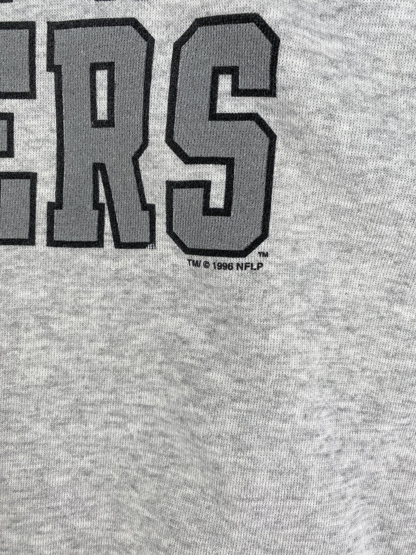 1996 OAKLAND RAIDERS Size Approx.XL Vintage NFL Sweat-Shirt / F796S